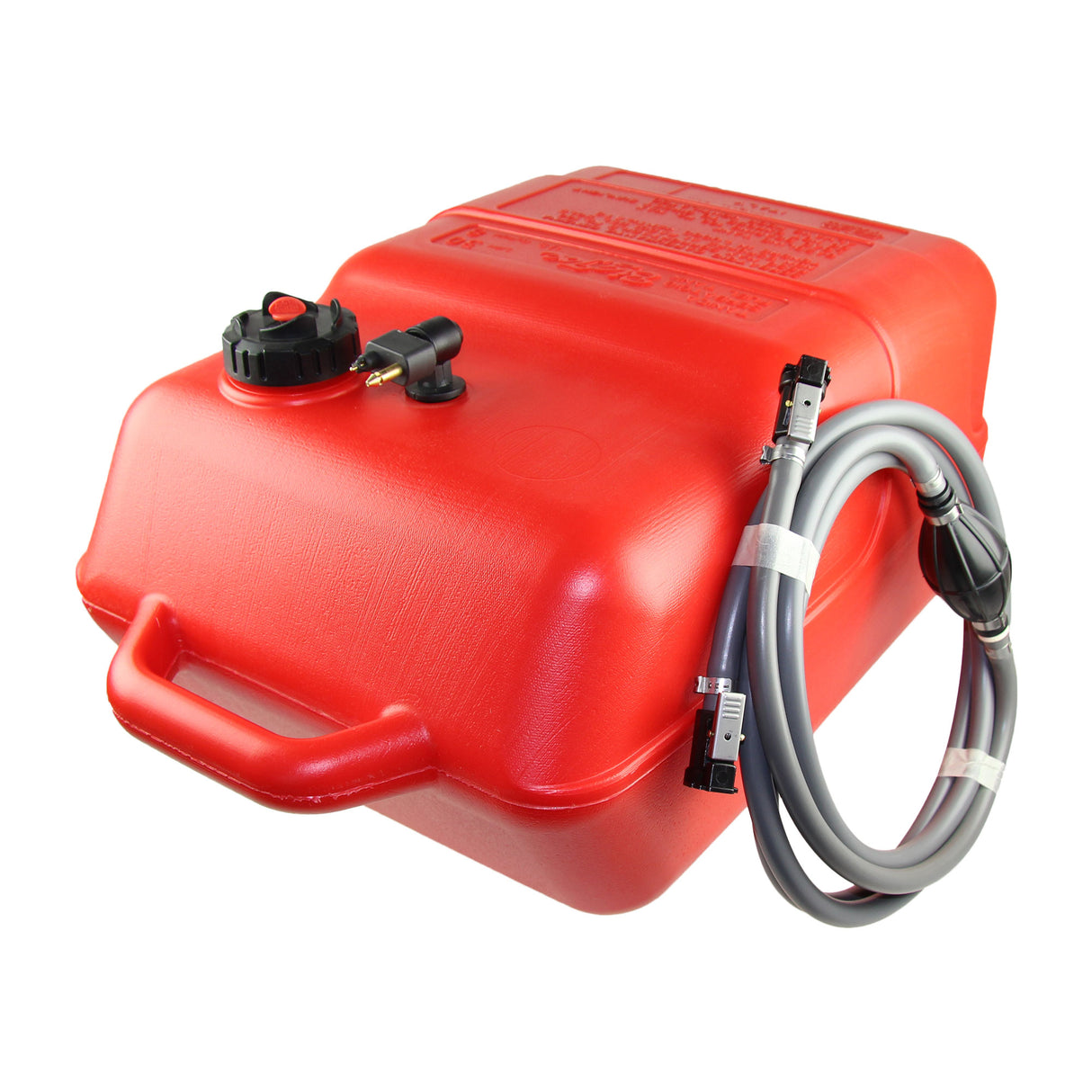 Yamaha Kraftstofftank rot mit 3m Schlauch, ISO-zertifiziert, Chemiebeständiges HDPE - 11.3 - 30 Liter (Optional mit Schlauch)