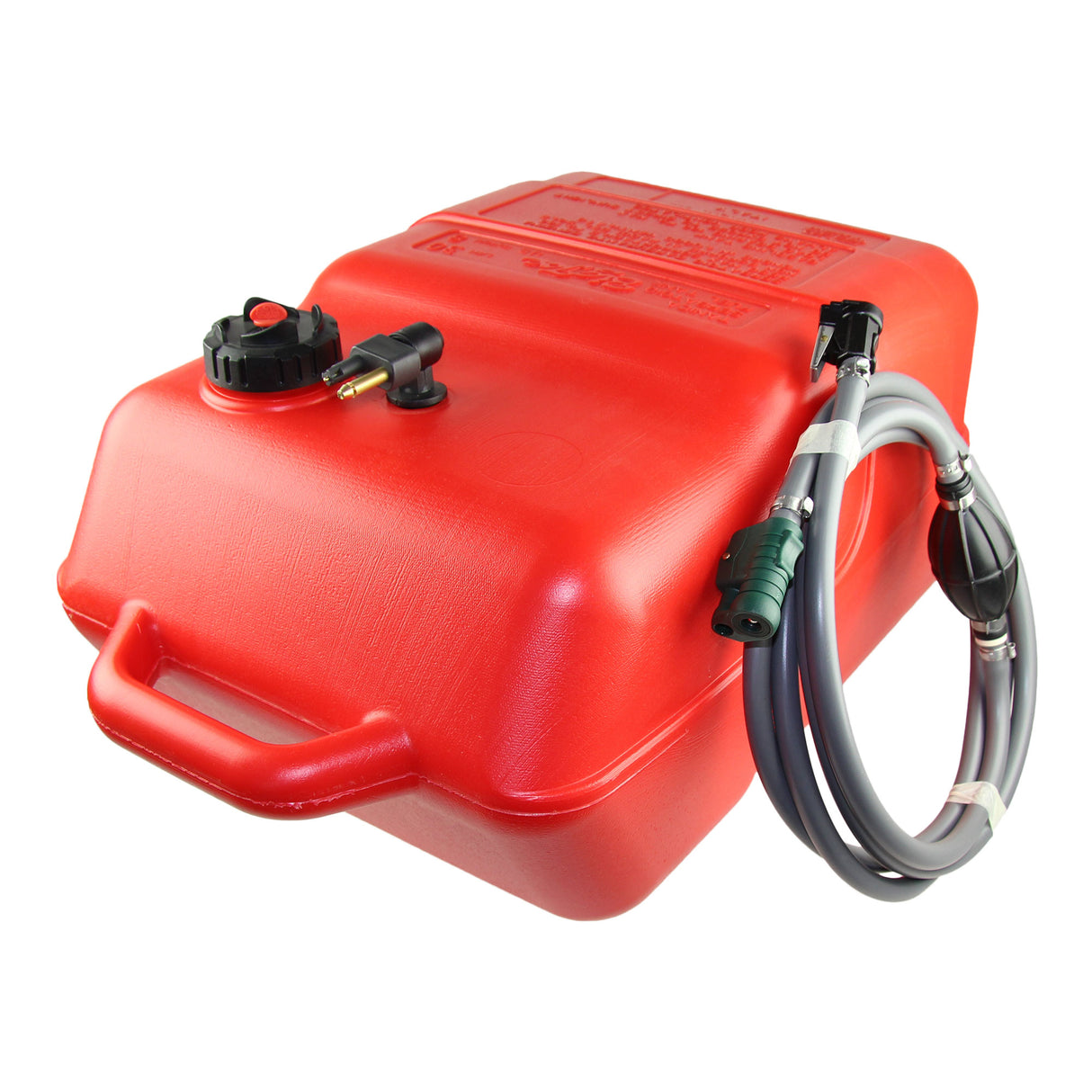 Mercury Kraftstofftank rot, 3m Schlauch, ISO-Norm 13591, HDPE für Benzin und Diesel - 11.3 - 30 Liter