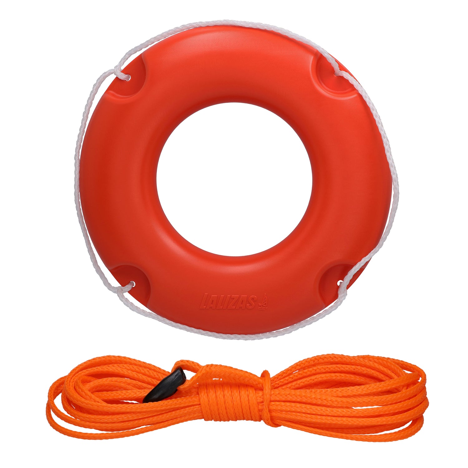Rettungsring Rettungswurfring, schwimmfähiger Wurfring mit 15m Sicherungsleine, für Mann-über-Bord Manöver