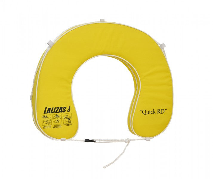 Horseshoe lifebuoy "Quick RD" 145 N - buoyancy, floating lifebuoy, selectable colors - orange, white, yellow (optional with leash)