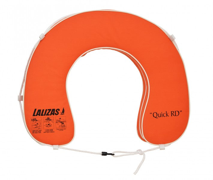 Horseshoe lifebuoy "Quick RD" 145 N - buoyancy, floating lifebuoy, selectable colors - orange, white, yellow (optional with leash)