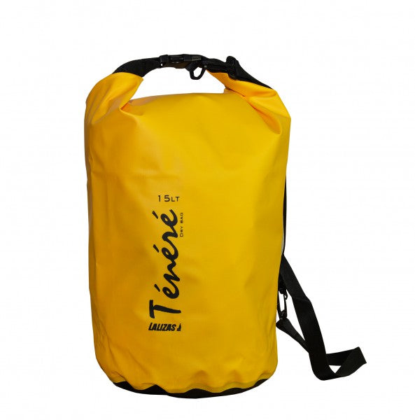 Ténéré Dry-Bag wasserdicht 5-40 Liter, strapazierfähige Packtasche für Wassersport und Motorradfahrer - gelb, rot, sand