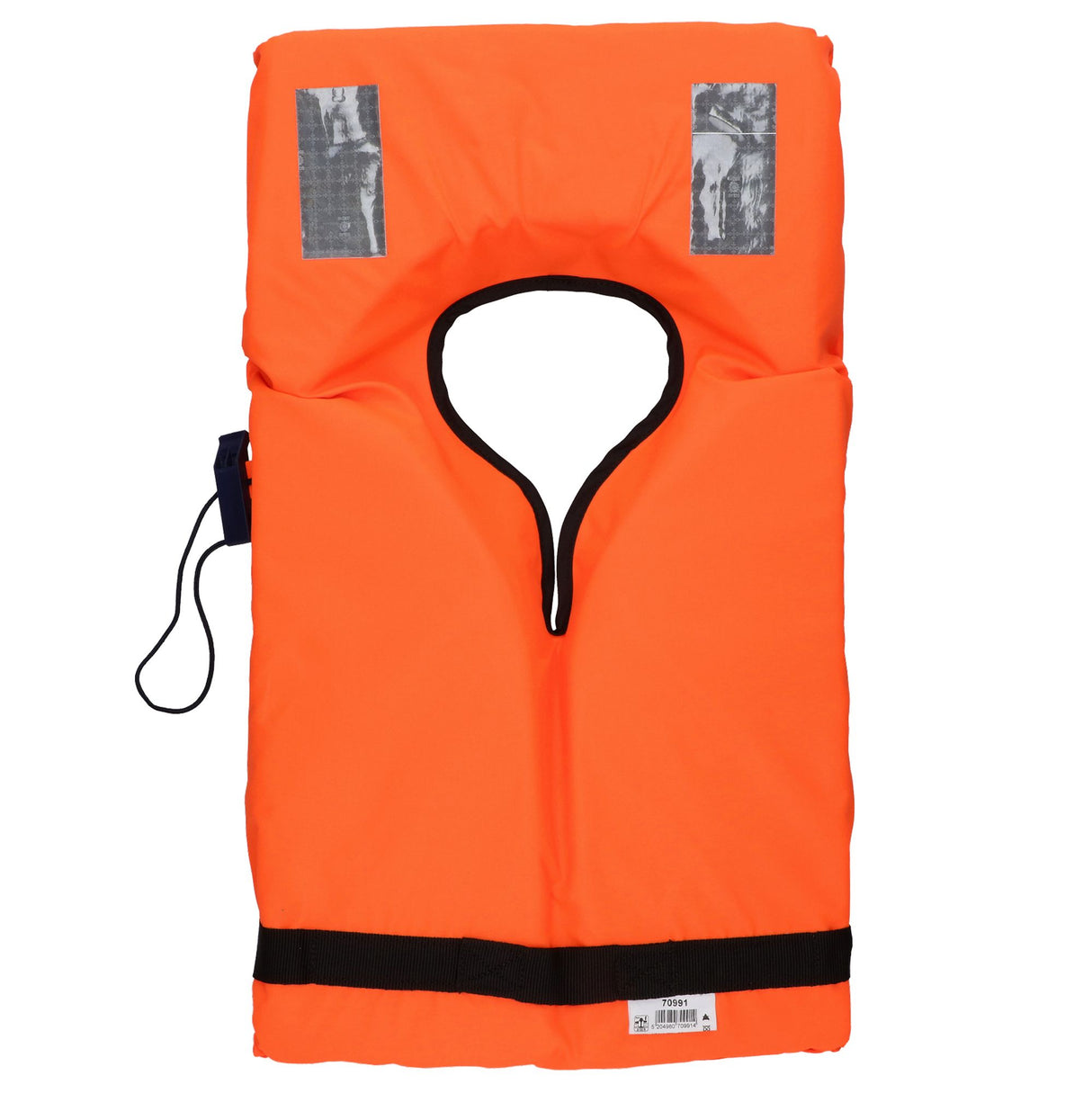 Lalizas Rettungsweste 100N, ISO 12402-4, für Schwimmer und Nichtschwimmer, inklusive reflektierender Folie und Pfeife -