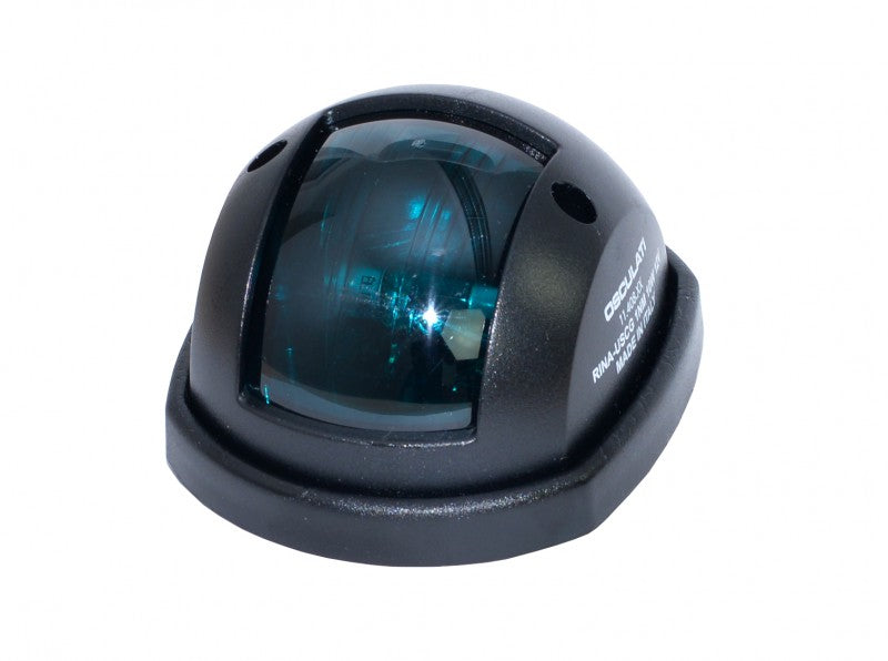 Steuerbordlaterne 12m Kunststoff schwarz 112,5° Bootslampe, RINA-zugelassen, 12V 10W
