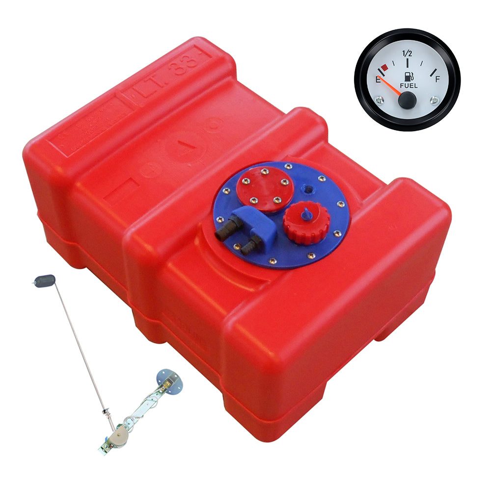 Kraftstofftank Eco-Line rot, HDPE, Chemiebeständig für Benzin und Diesel - 33 - 70 Liter