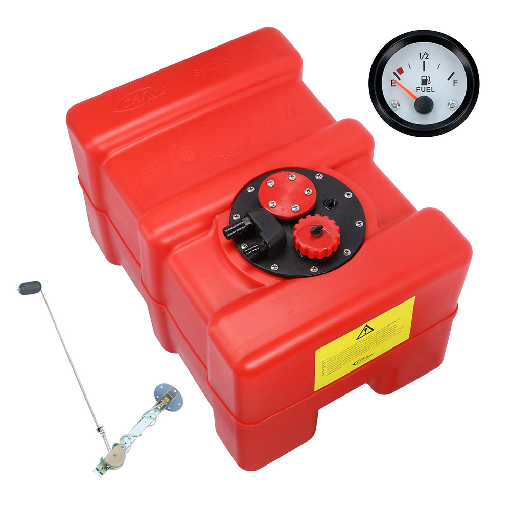 Kraftstofftank Eco-Line rot, HDPE, Chemiebeständig für Benzin und Diesel - 33 - 70 Liter