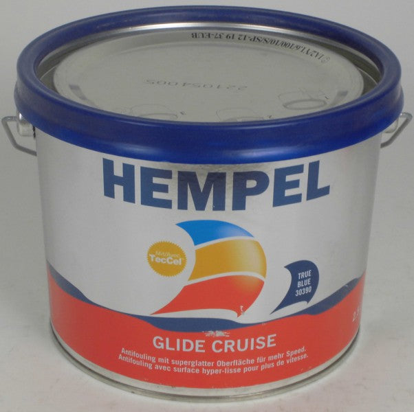 Hempel Antifouling Glide Cruise 2.5L, self-polishing antifouling paint, PTFE technology for smooth surface and high fouling protection