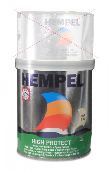 Hempel Epoxy Thick-Film Primer Water-Resistant 450ml, Osmosis Protection Paint B-Stock, Base Only