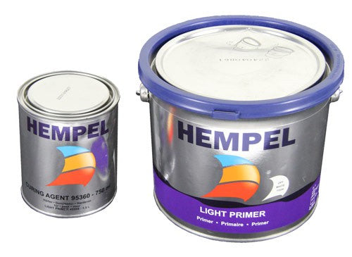 Hempel Epoxy Primer 2.25L off white, 2-component primer, osmosis and corrosion protection for boats