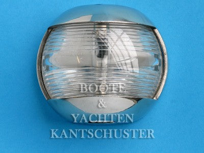 Orsa Minore Topplicht Edelstahlgehäuse, Navigationslicht, Hochglanzpoliert, I.M.O/Colreg 72 konform, Wasserdicht IP56, Inkl. Leuchtmittel