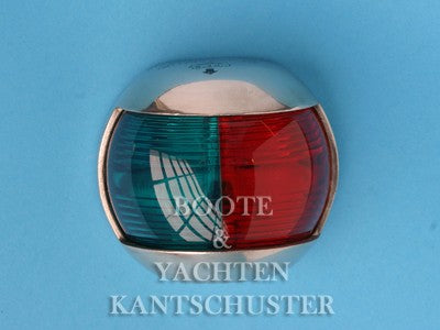 Zweifarbenleuchte Navigationslicht Edelstahl Gehäuse, LED Bootsbeleuchtung, wasserdicht IP 56