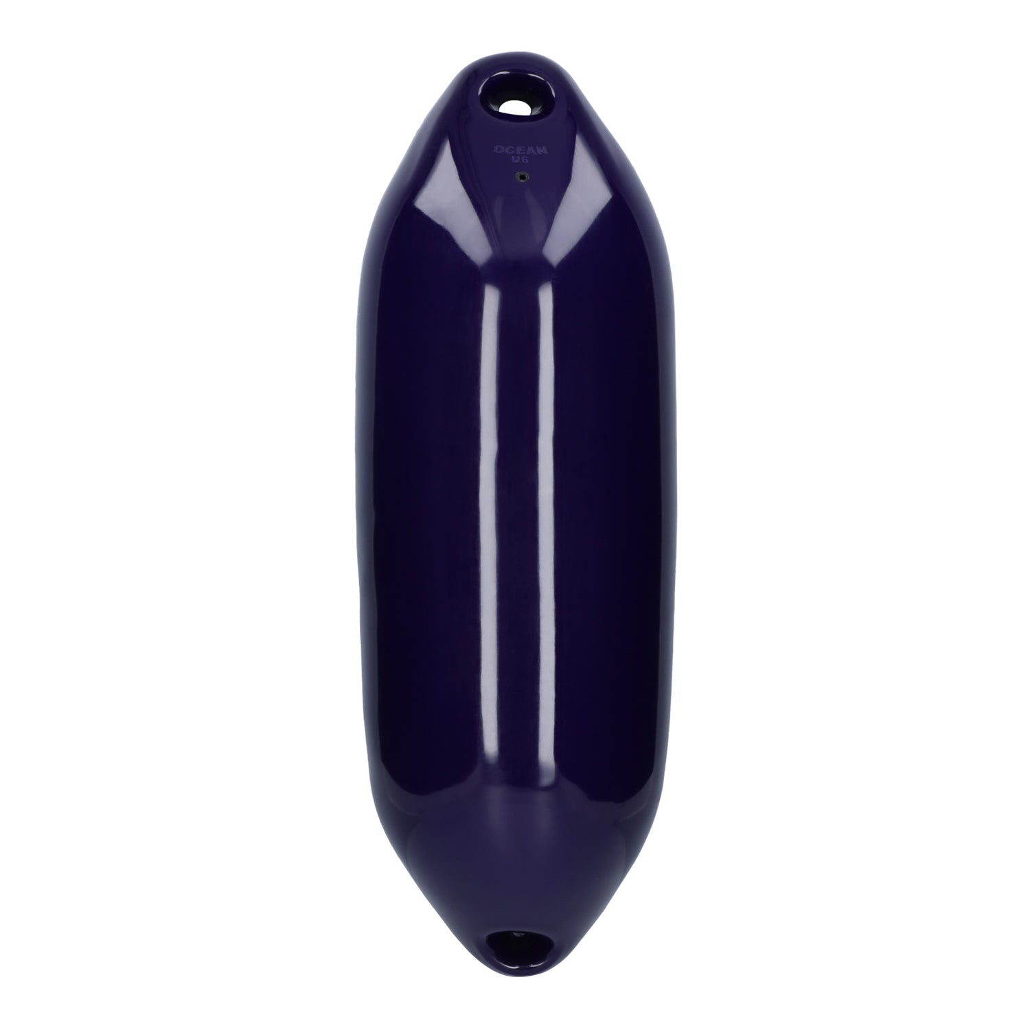 Fender Ocean Utility Fender für Segel- und Motorboote, UV-beständig, einfacher Einsatz durch zuverlässiges Gummiventil - 10 x 33 cm - 22 x 76 cm, schwarz, blau, weiß