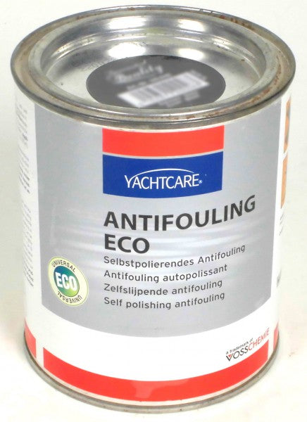 YACHTCARE Antifouling self-polishing 750ml copper connections, boat varnish dark blue, compatible GRP wood steel