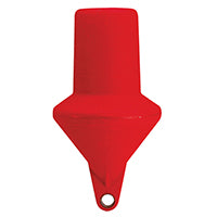 Marker buoy foam-filled port fairway red, fairway marking, visibility in waterway guidance