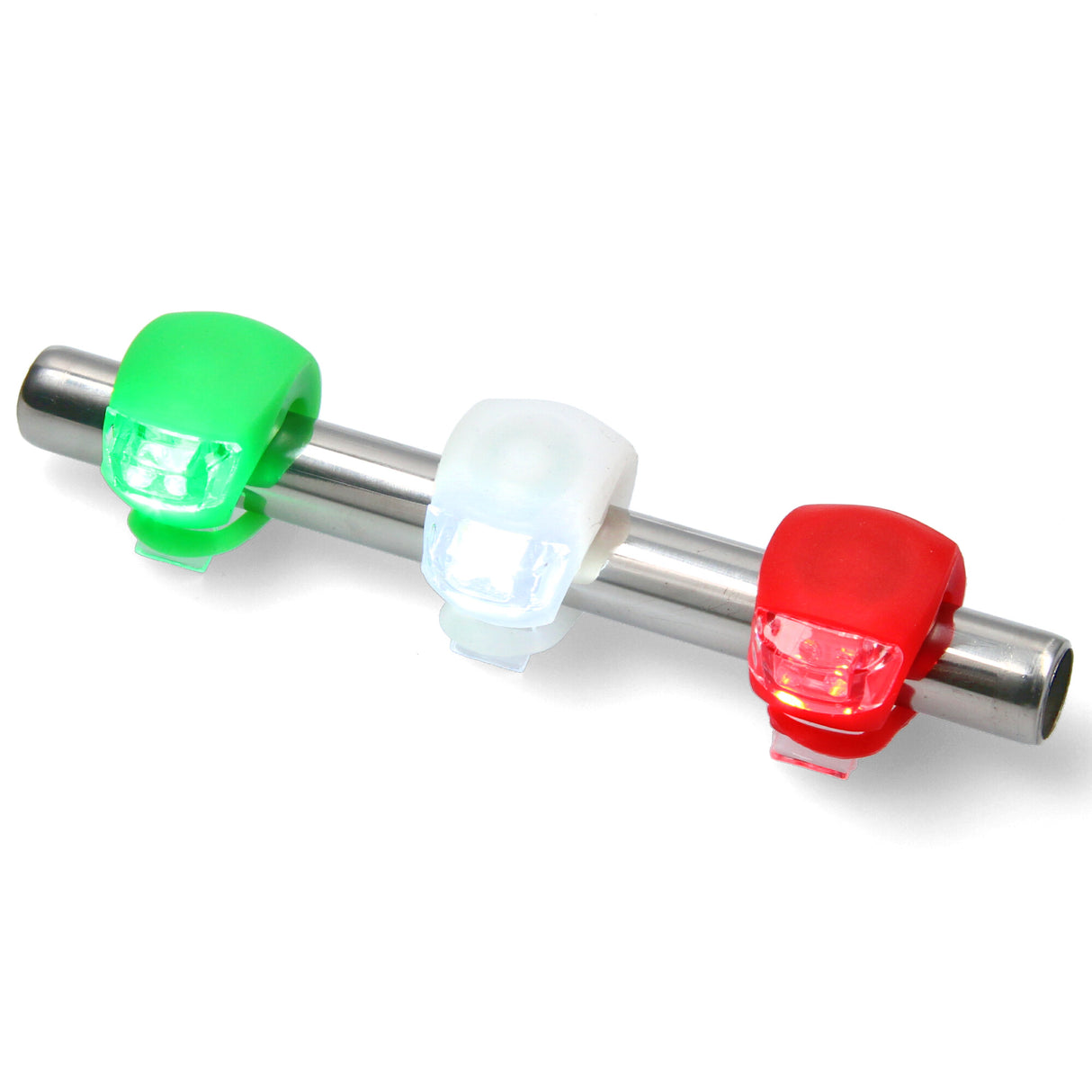 Notfall-Navigationslichterset, flexible wasserdichte Lichter, 3 NM Sichtbarkeit, 12 Stunden Akkulaufzeit, einfache Befestigung, für Boote geeignet