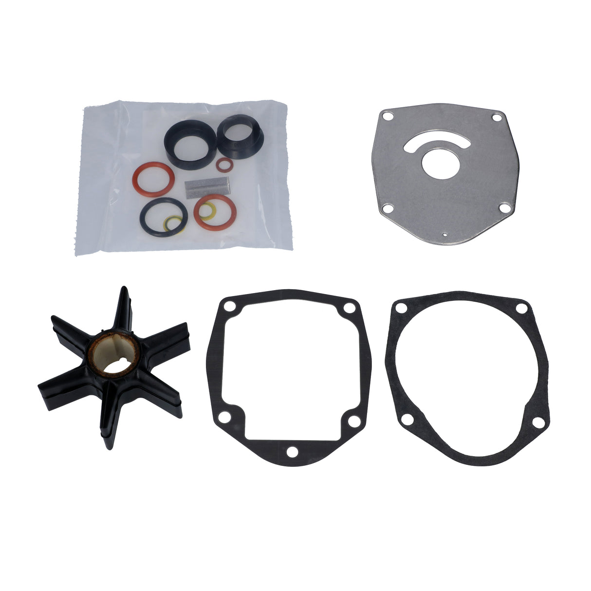 Mercury Impellerset für Mercruiser Alpha One, original Ersatzteil, passend für diverse 4- und 6-Zylinder Modelle - (Optional mit Anschlüsse)