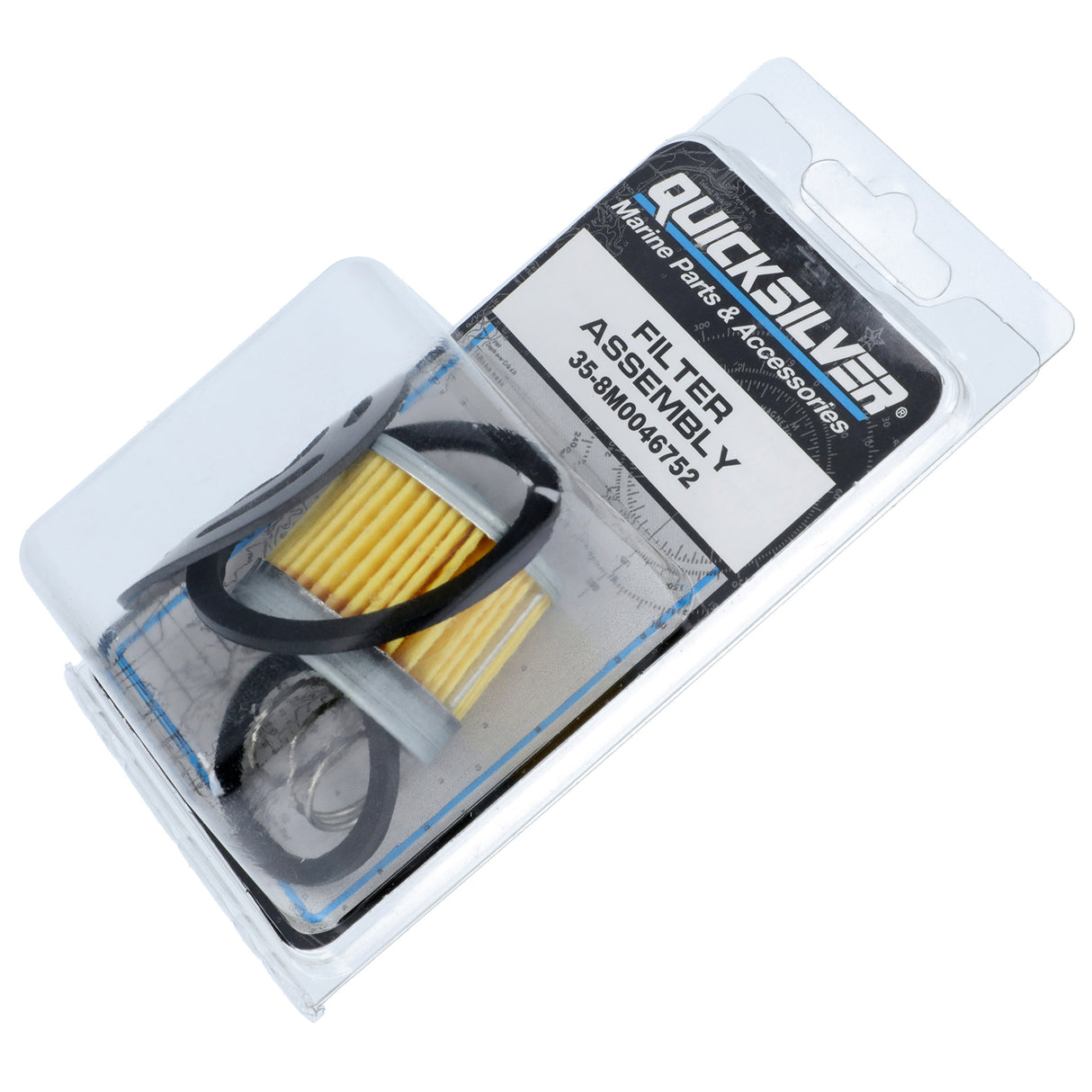 Mercruiser Fuel Filter Genuine Part No. 35-8M0046752, Fuel Filter, Fits 2.5L/3.0L/3.7L/4.3L Engines