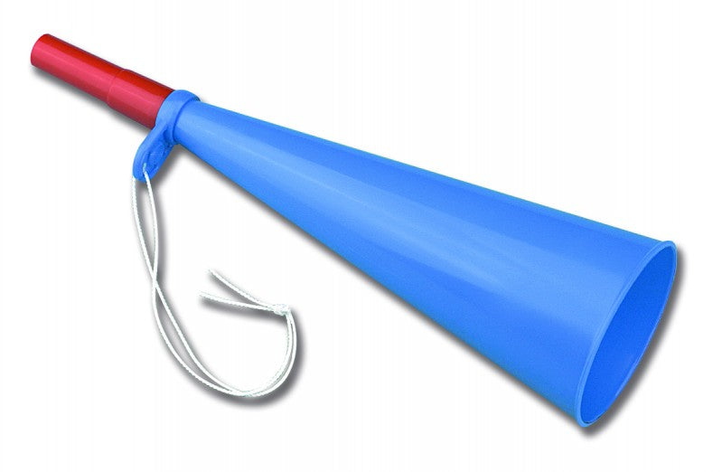 Mundnebelhorn Horn stoßfester Kunststoff 32 cm 9 cm Trichter, Signalhorn, robust und langlebig