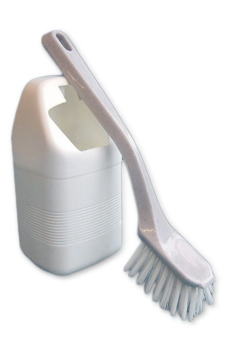 Toilettenbürste mit Ständer, 26 cm Höhe, geeignet zur Wandbefestigung, Kunststoff, maritimer Bedarf