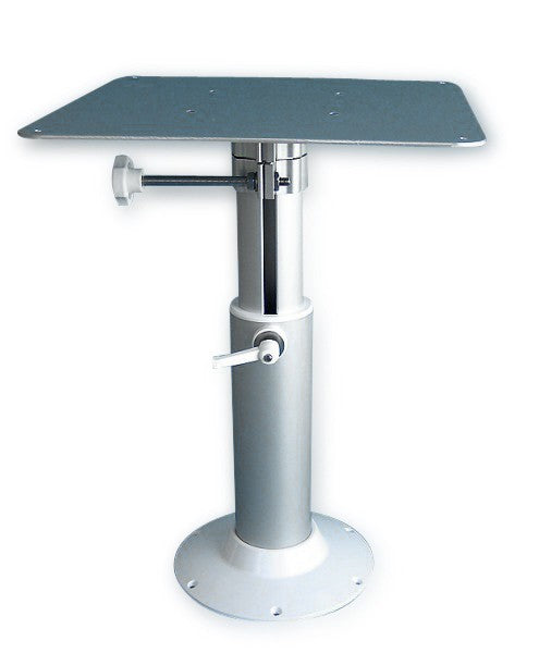 Teleskop-Tischbein aus Aluminium, höhenverstellbar Tischbein, seewasserbeständig, stabile Drehfunktion