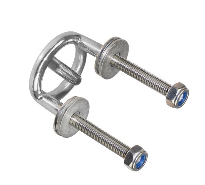 Wasserskizugöse Edelstahl 60 mm, Wasserski Anhängevorrichtung, hochglanzpoliert zur Heckmontage