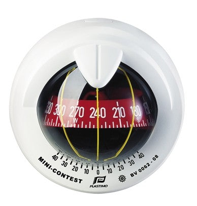 Mini-Contest 2 compass, waterproof with excellent readability, marine compass, color selectable black or white