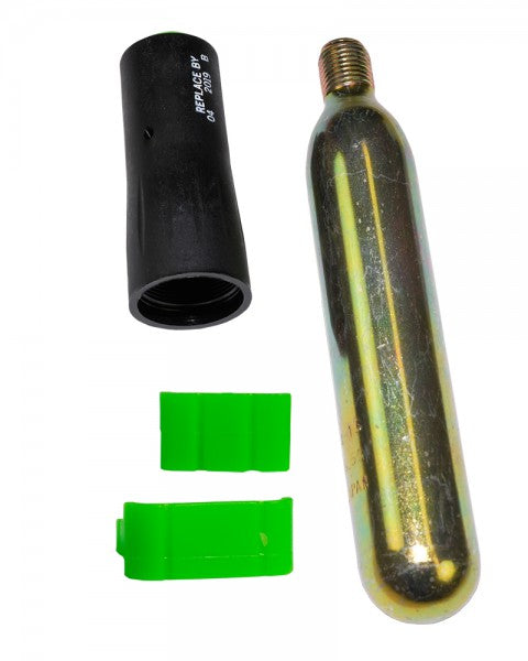Reservefüllkit für Rettungsweste, CO²-Füllset 33g, für Pilot 150N/165N und XM Quickfit 150N, mit Sicherungsclip