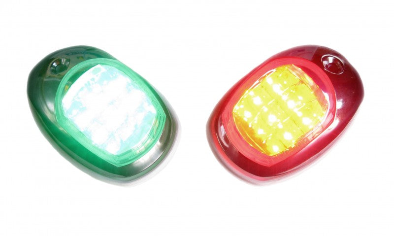 EVOLED LED-Seitenlicht Edelstahlgehäuse, Bootsbeleuchtung, für Boote bis 12 Meter