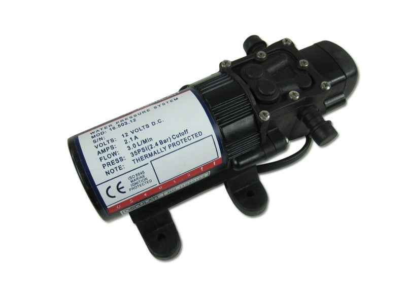 Europump Druckwasserpumpe selbstschmierend, Wasserpumpe, trockenlaufsicher mit Thermoschutz