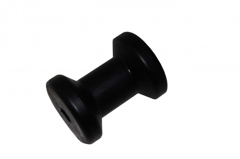 Kielrolle Gummi Schwarz 100mm, Bootstrailerrolle, Hochwertiger Gummi