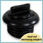 Drain plug plastic black 38 mm, plug, suitable for boats