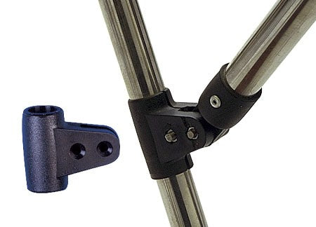 Rohrschlitten Kunststoff Ø 20mm Schwarz, Rohrhalterung, langlebig und vielseitig einsetzbar