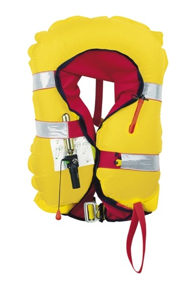 Automatik Rettungsweste Pilot-2 150N mit Lifebelt und Füllkit, Sicherheitsweste, hoher Schutz und Langlebigkeit