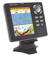 AdvanSea Kombigerät 5.6-Zoll hochauflösender LCD, Fishfinder GPS-Kartenplotter, wasserdicht und sonnenlichtlesbar