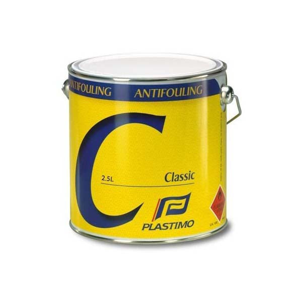 Antifouling Classic Hart-Antifouling Rot 2,5L, Schutzanstrich für Boote, ideal für trockene Liegeplätze bis 70 Knoten