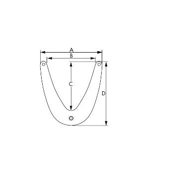 Bow fender Fender Blue Medium, boat fender, for continuous line