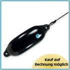 Fender Fender 420x120mm mit Fenderleine Dunkelblau, Bootsschutz, PVC robust und vielseitig einsetzbar