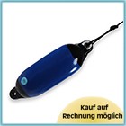 Fender Fender 420x120mm PVC blau/schwarz, Bootskörper Schutz, inklusive 1,50m Fenderleine