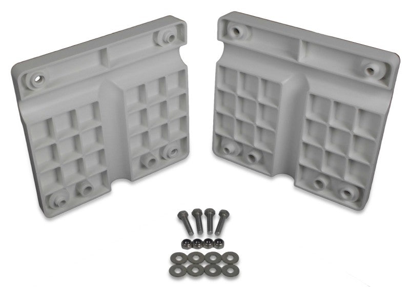 Hilfsmotorhalterung Außenborder Reling-Montage, Hilfsmotorspiegel stoßfester Kunststoff, inkl. Montagezubehör 36 kg max.