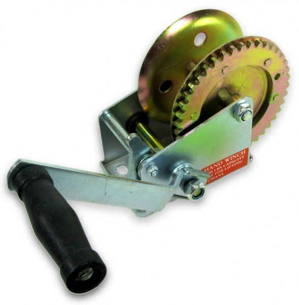 Trailer winch 636kg galvanized, cable winch set 7.5m steel cable, affordable & stable