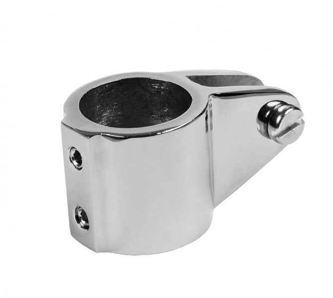 Pipe slide stainless steel A4, pipe holder, highly polished Ø 25mm, robust fixing M6