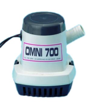 Bilge pump 12V 2450L/h, electric drainage pump, shock-resistant material, high flow rate