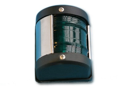 Steuerbordlaterne LED Laterne schwarzes Gehäuse, wetterfestes Navigationslicht, energiesparend und langlebig