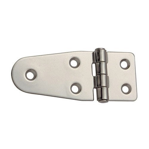 Scharnier Piana Medium Edelstahl V4A 100 x 40 mm, Türbeschlag, hochglanzpoliert