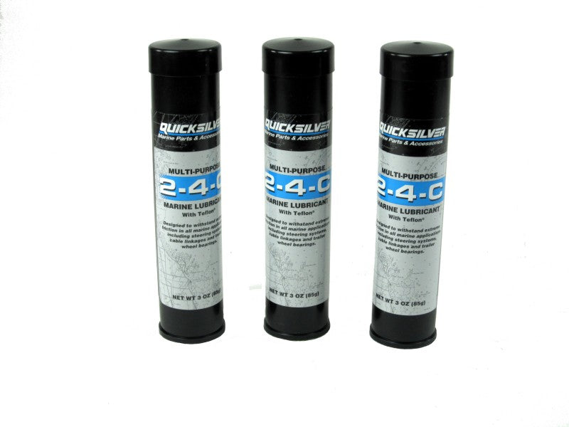 Quicksilver Bootsschmiermittel 2-4-C PTFE-wasserbeständig, Mehrzweckfett, hohe Reibungsbeständigkeit