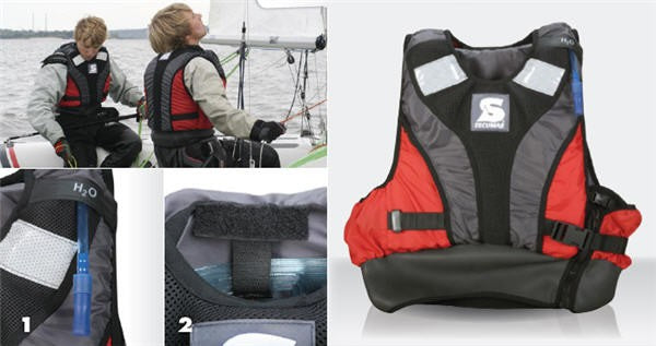Secumar Schwimmhilfe Auftrieb 50N, Schwimmweste, für Jollensegler und Trapezhosen geeignet