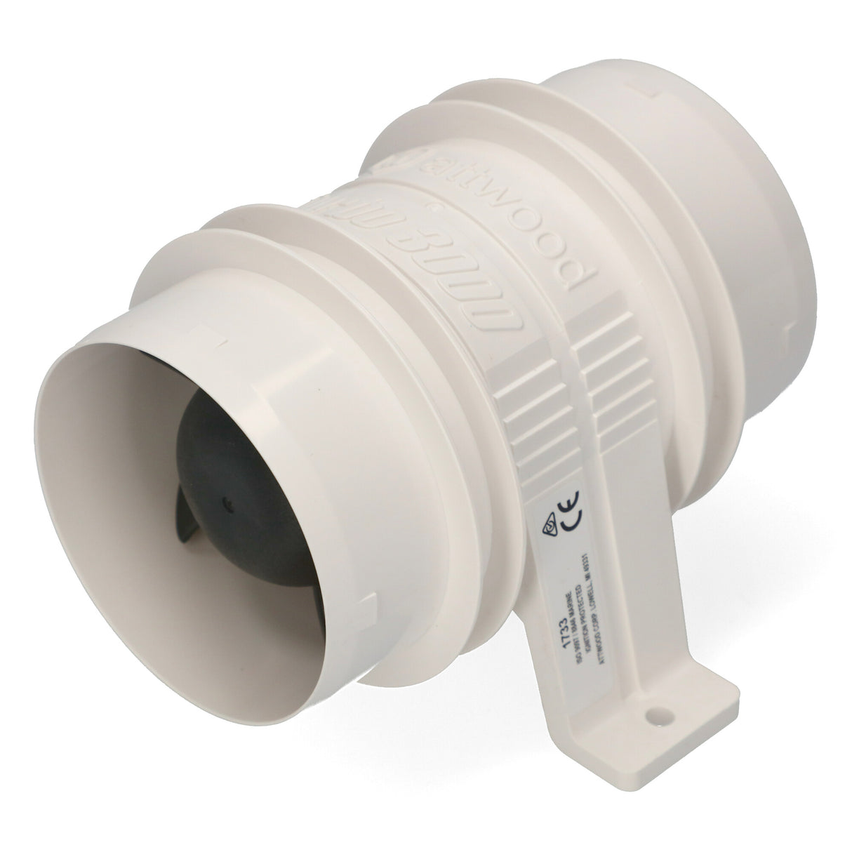 Attwood Blower Turbo 3000 - Axialventilator-Bilgengebläse mit geringem Geräuschpegel, hohe Effizienz, optimal für enge Räume - (Optional mit Schlauch)