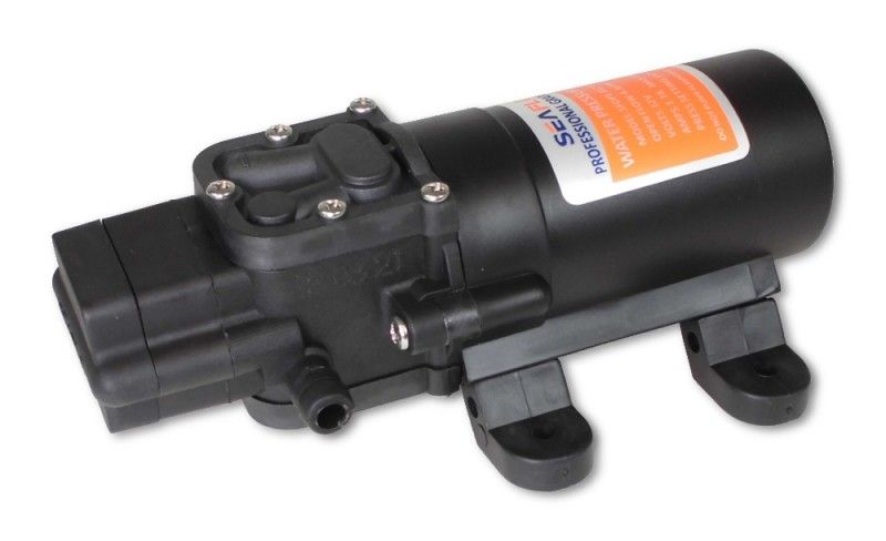 SEAFLO Druckwasserpumpe 2,6L/Min 12V 4,8 bar, Wasserpumpe, Trockenlaufschutz