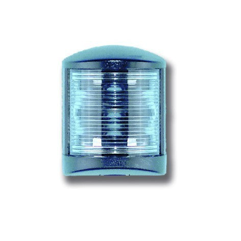 Croce del Sud Topplicht Schwarzes UV-beständiges Polycarbonat-Gehäuse, LED Navigationslicht, 225° weiß, IP 56 wasserdicht, für Wasserfahrzeuge bis 12 m