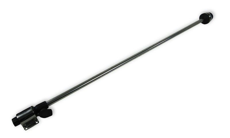 Lichtmast Rundumlicht 360° Vollkreislaterne, Schiffslaterne, 1 Meter Schwarz Edelstahl Wetterfesten Gehäuse Wandbefestigung RINA-zertifiziert